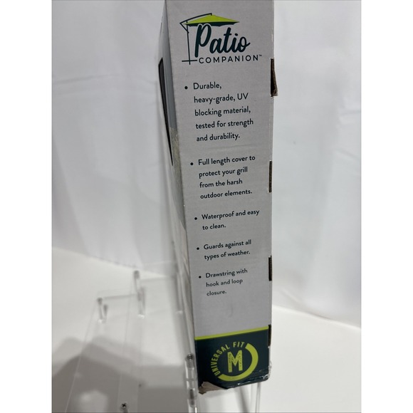 Patio Companion Professional Smoker/Pellet‎ Grill Cover M 52"x30"x45" - Picture 7 of 12